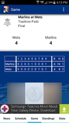 NY Baseball android App screenshot 0